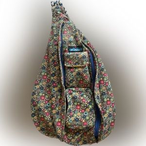 Kavu sling back backpack - floral design - great condition - hardly used